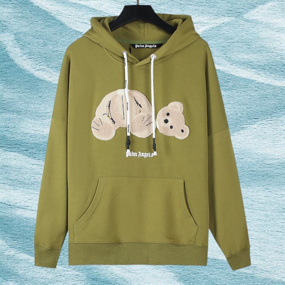 Palm Angels Green Hoodie
